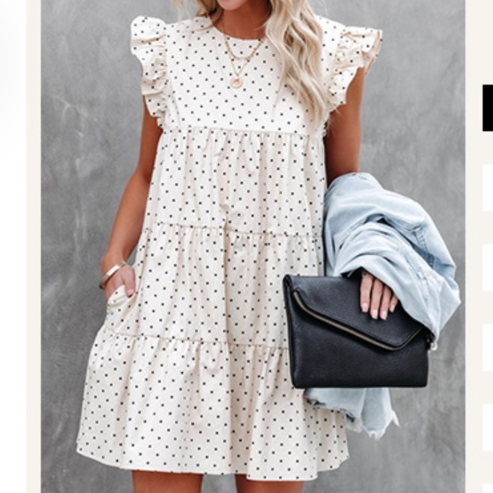 Polka-dot Mini Dress